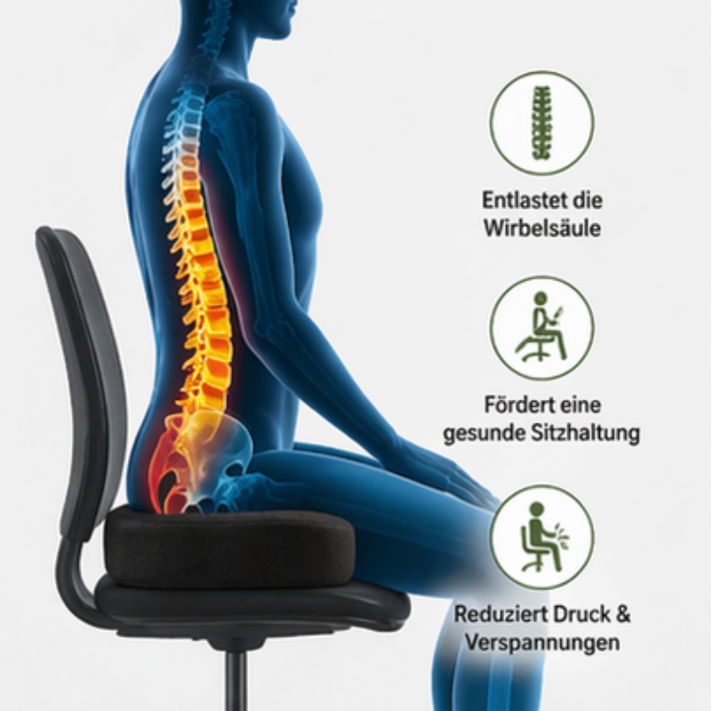 Sitz-Wohl™ Ergonomisches Komfortkissen