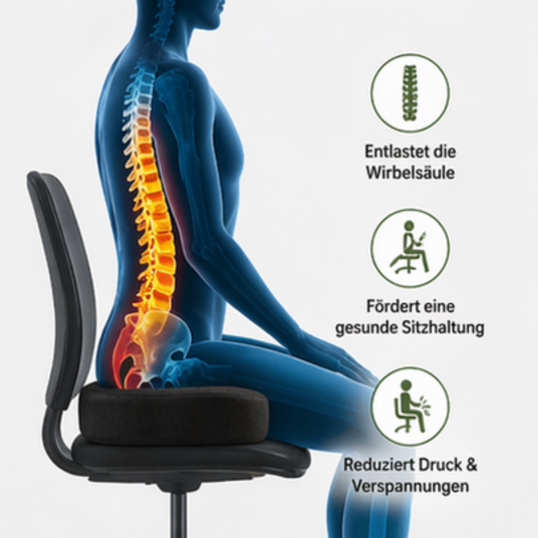 Sitz-Wohl™ Ergonomisches Komfortkissen